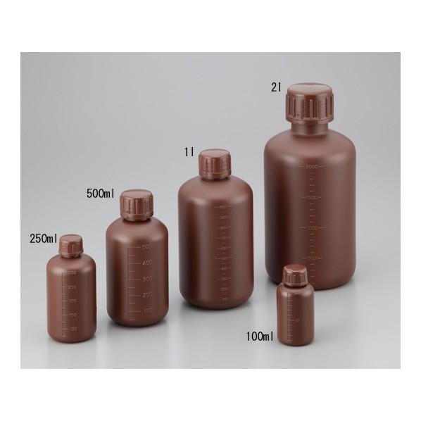 アズワン 細口丸型遮光瓶 茶 10L 2-5076-08の画像