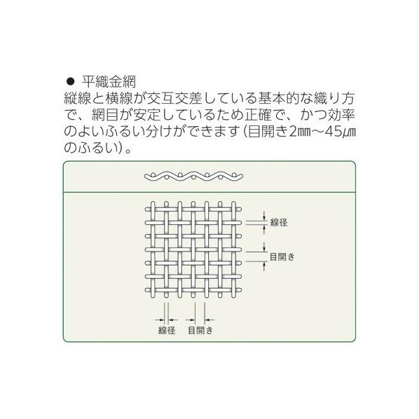アズワン 標準ふるい 普及型 IDφ200mm(深さ45mm) 5-5392-25の画像