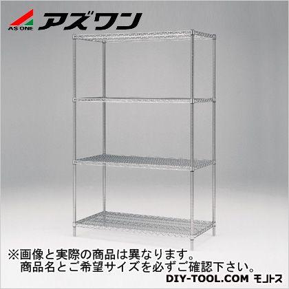 アズワン シェルフ 高さ1600手あい 1587×1518×613粍 0-6056-13 キッチン、日用品、文具-その他収納、ラック
