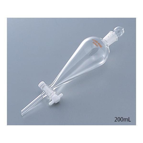 アズワン テフロンプラグ付スキーブ型ロート 1000ml 7-188-15の画像