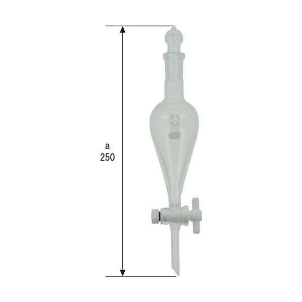 アズワン SPC分液ロート 100ml 1-7797-02の画像