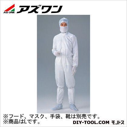 アズワン 無塵衣FD171C男女兼用 ホワイト L 6-7523-03