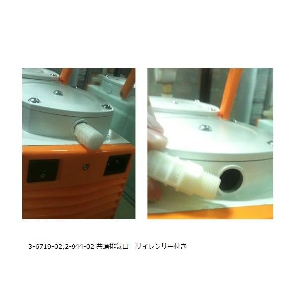 ドライ真空ポンプ (耐蝕タイプ) 1段式 GM-20S-AC 270×130×210mm 3-6719-01 【ノンストップ】