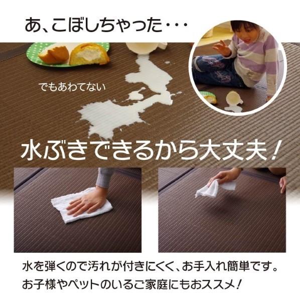 アズワン 日本製 水拭きできる ポリプロピレン 置き畳 ユニット畳 軽量 軽い シンプル 67×67×1.7cm (9枚1セット) 1110460120606 グリーン 64-8039-89 1点_3