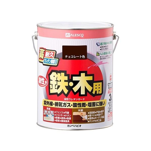 カンペハピオ 油性ウレタンガード 油性つやあり チョコレート色 3L｜diy-tool