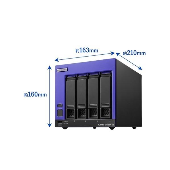 アイオーデータ機器 高速CPU搭載 4ドライブNAS LAN DISK（HDL4-Z25SI3Bシリーズ）48TB HDL4-Z25SI3B48 1個の画像