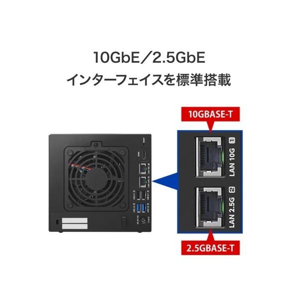 アイオーデータ機器 高速CPU搭載 4ドライブNAS LAN DISK（HDL4-Z25SI3Bシリーズ）48TB HDL4-Z25SI3B48 1個の画像