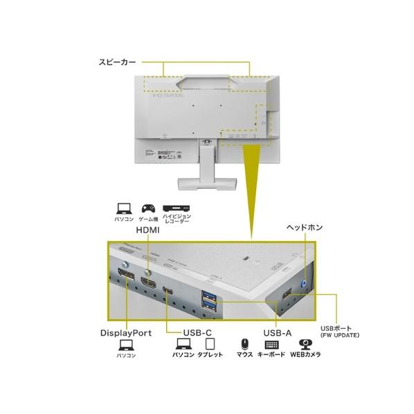 アイオーデータ機器 「5年保証」USB Type-C(R)搭載 液晶ディスプレイ 23.8型 LCD-C242SDW 1個_2