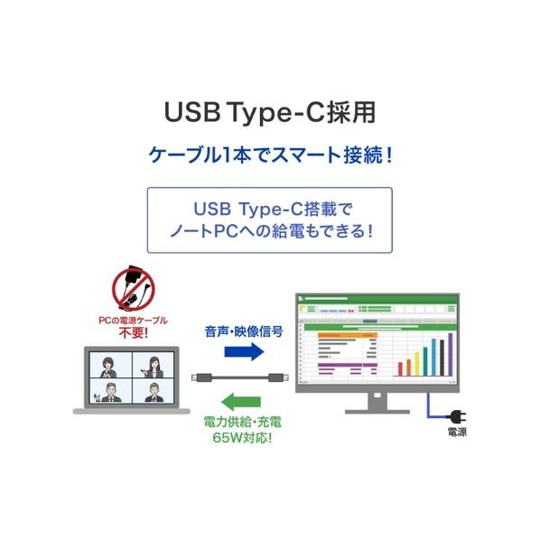 アイオーデータ機器 「5年保証」USB Type-C(R)搭載 液晶ディスプレイ 23.8型 LCD-C242SDW 1個_3
