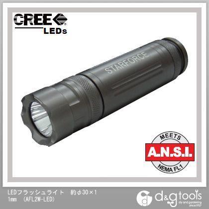 アックスブレーン LEDフラッシュライト 約φ30×11mm AFL2W-LED