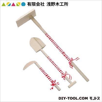 浅野木工所 地鎮祭セット(紅白布巻) 28060