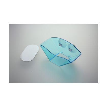 スマイルキッズ お風呂用スポンジラック ライトブルー ASP-02