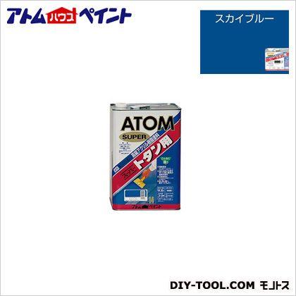 アトムハウスペイント 油性スーパートタン用 スカイブルー 14L｜diy-tool