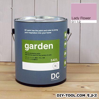 DCペイント 屋外用多用途水性塗料Garden(屋外用ペイント) 【0112】Lady Flower 約3.8L｜diy-tool