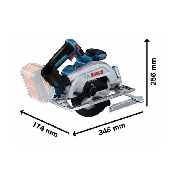 BOSCH（ボッシュ） ボッシュコードレス丸のこ 本体のみ345×256×174mm