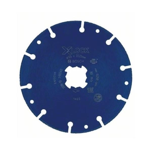 ボッシュX-LOCKダイヤモンドメタルホイール125×1.4×125mm2608900533
