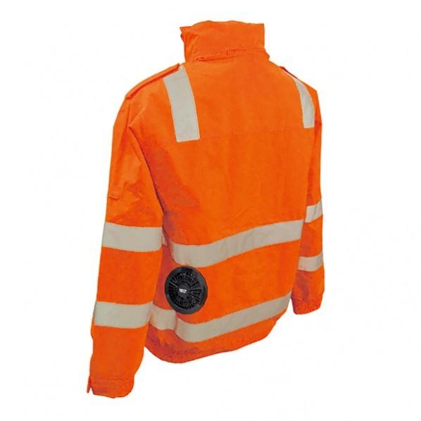 珍しい ブレイン 高視認性安全空調エアコン ジャケットのみ オレンジ Llサイズ 胸囲132 着丈74 肩幅59 袖丈64cm Br 100orll 豪華 Hopespeechtherapy Com