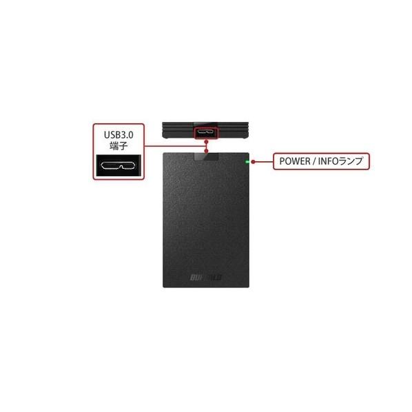 (未使用･未開封品)BUFFALO USB3.2(Gen1)対応ポータブルHDD Type-Cケーブル付 2TB ブラック HD-PGAC2U3-BA バッファロー USB3.2(Gen1)対応ポータブルHDD Type-Cケーブル付 2TB