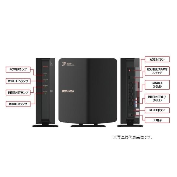 BUFFALO WSR3600BE4P-WH 無線LANルーター 本体 バッファロー 無線LAN親機 11be/ax/ac/n/a/g/b 2882＋688Mbps ホワイト