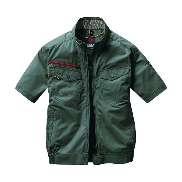 バートル AC半袖ブルゾン  オリーブグレー AC7146-59-SS | 