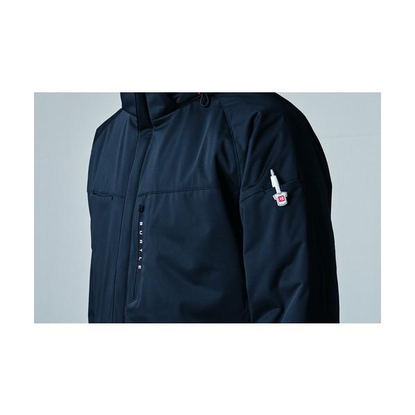 バートル(BURTLE) ストレッチフーディ防寒ジャケット3260-35-XXLブラック ブラック XXL 3260-35-XXLの画像