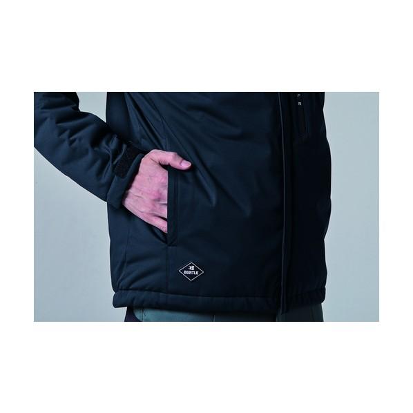 バートル(BURTLE) ストレッチフーディ防寒ジャケット3260-35-XXLブラック ブラック XXL 3260-35-XXLの画像