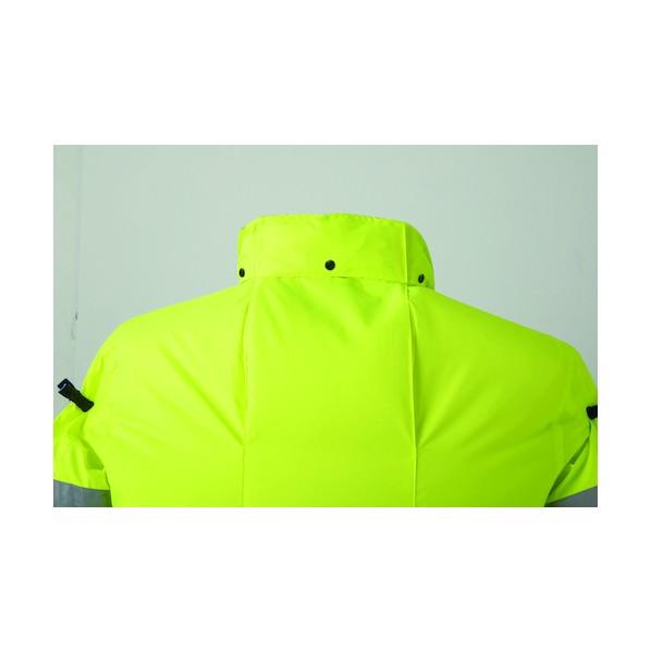 CUC WZ ハイビス安全EFジャケット 蛍光オレンジレッド M 9008-141-M