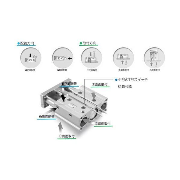 CKD ガイド付きシリンダ すべり軸受 STG-M-12-50-T3V-T｜diy-tool｜03