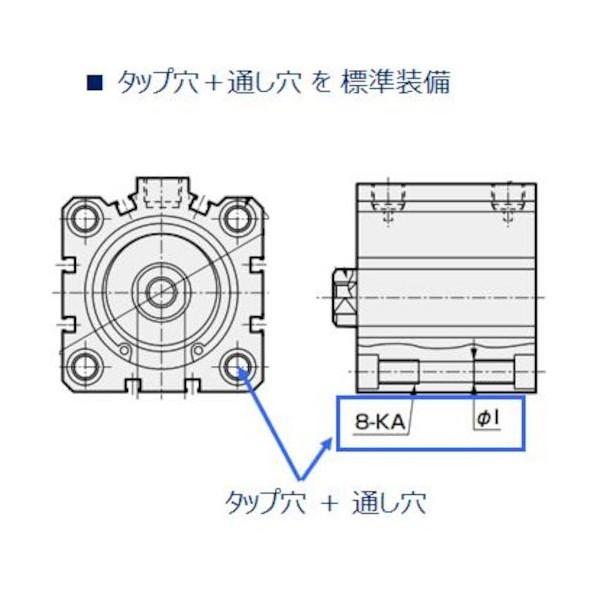 CKD スーパーコンパクトシリンダ スイッチ用マグネット内蔵 SSD2-Lシリーズ スイッチ付き SSD2-L-20-30-F3V-D 1点_1