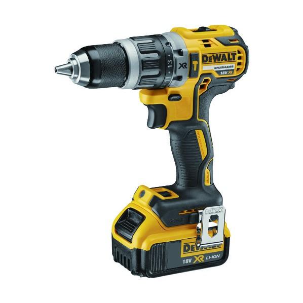デウォルト 18V充電式振動ドリルドライバー電池2個付 DCD796M2-JP 電動