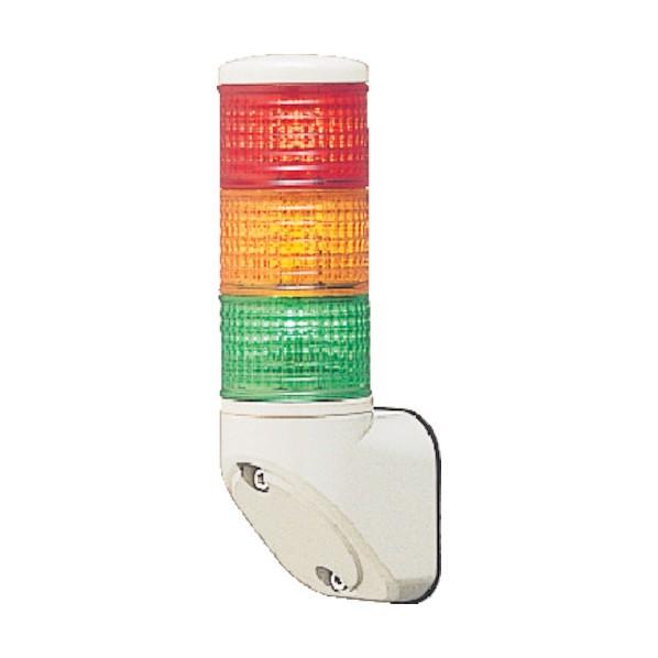 デジタル アローシリーズ赤黄緑φ60積層式LED表示灯(壁付) LEUL-24-3RYG