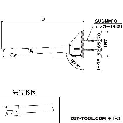 ダイケン RSバイザー アルミポリカ D1000×W2400 RS-DT 0|diy-tool|03