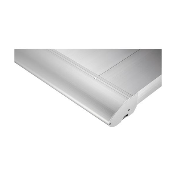 ※法人専用品※ダイケン アルミ庇 RSバイザー RS-K 先端R形 800X2000 シルバー RSKR0820S 1点_1