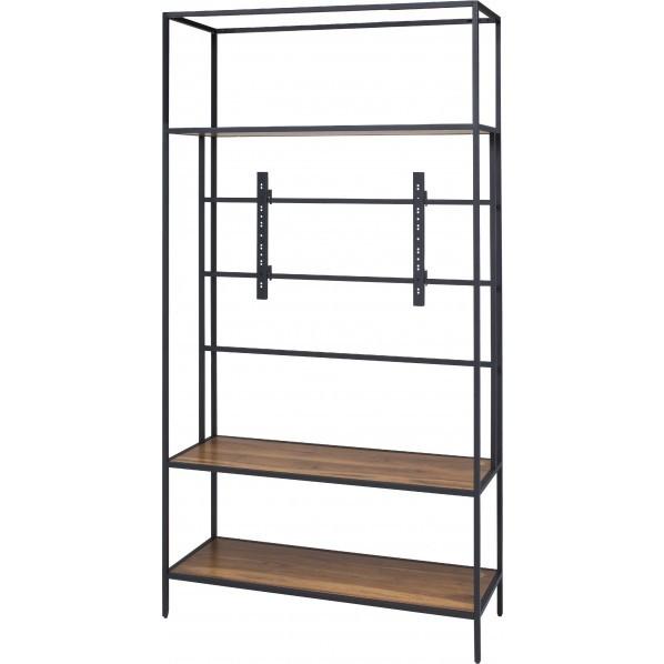 ※法人専用品※ダイシン工業 シェルフラック レクタ(recta) モニターフレーム ブラック 1200×450×2266 R1245-22MRB-MP