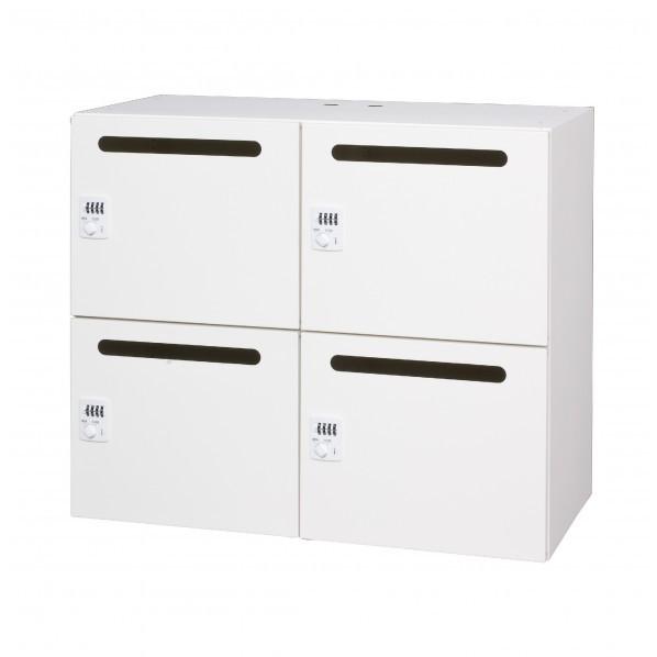 ブランド登録なし - ※法人専用品※ダイシン産業 個人的ロッカー エルフィス(L-ffice) 白いこと 900×450×760 L945-07SLS-W カーペット、ラグ、マット-チェア用床保護マット-マット