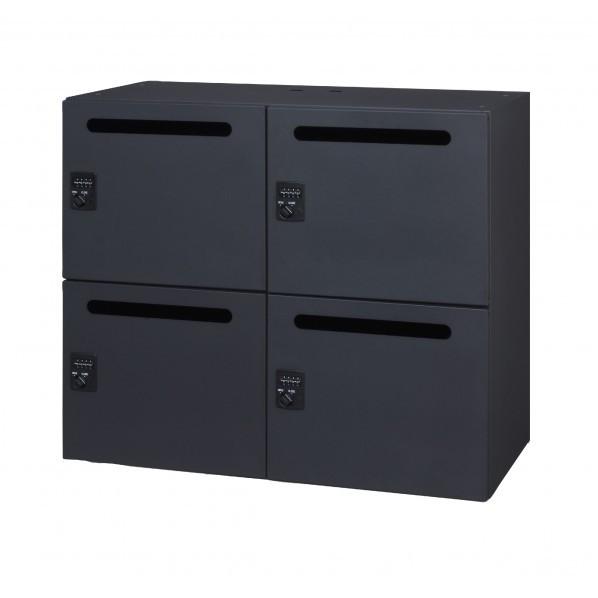 ブランド登録なし - ※法人専用品※ダイシン産業 個人的ロッカー エルフィス(L-ffice) 黒いこと 900×450×760 L945-07SLS-B チェア用床保護マット-家具、インテリア-マット