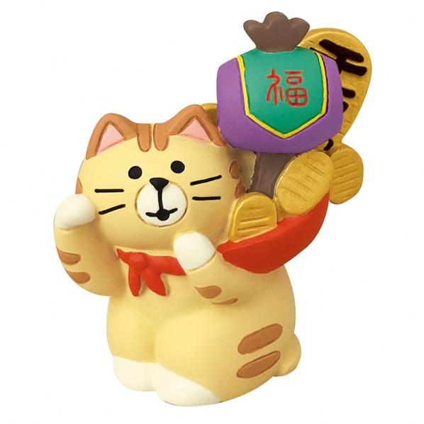 CAT 縁起もの デコレ ZCB-28947縁起かつぎ招き猫金運 ZCB-28947 : DIY FACTORY