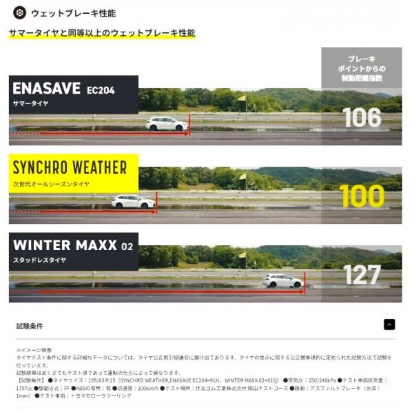 ※法人専用品※オールシーズンタイヤ SYNCHRO WEATHER オールシーズンタイヤ SYNCHRO WEATHER 275/35R20 102V XL 361025 1本の画像