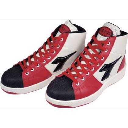 限定製作】ディアドラ DIADORA安全作業靴エミュー赤 クロ27.5cm 27.5cm