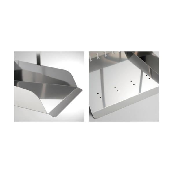 エムテートリマツ MT オールステンレス チリトリ（三つ手タイプ）穴明 シルバー 017727002 1個