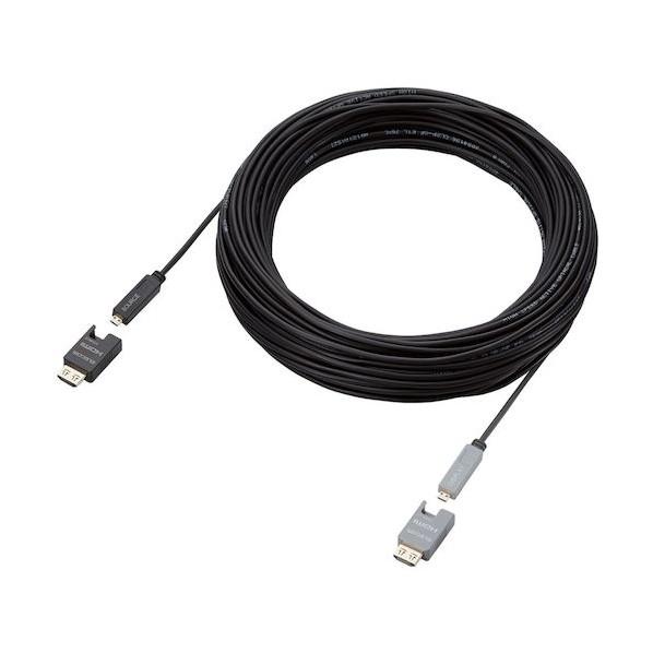長尺HDMIケーブル アクティブオプティカル 30m DH-HDLOB30BK 【イーサネット】