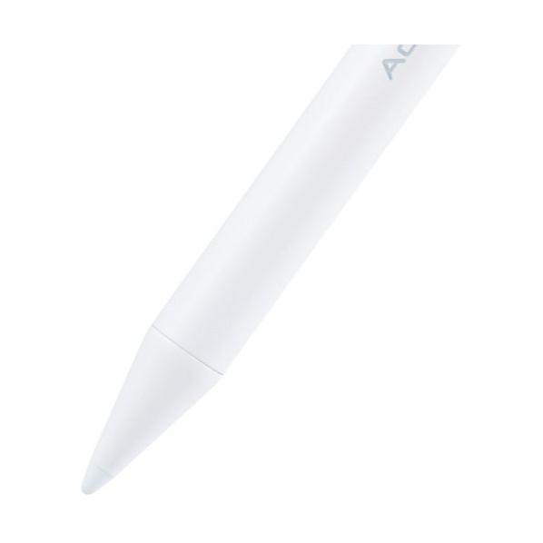 エレコム タッチペン 充電式 iPad専用 パームリジェクション対応 USB-C ペン先交換可能 ホワイト｜diy-tool｜02