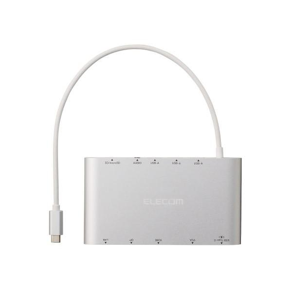 エレコム Type-Cドッキングステーション シルバー DST-C28SV 1点_10