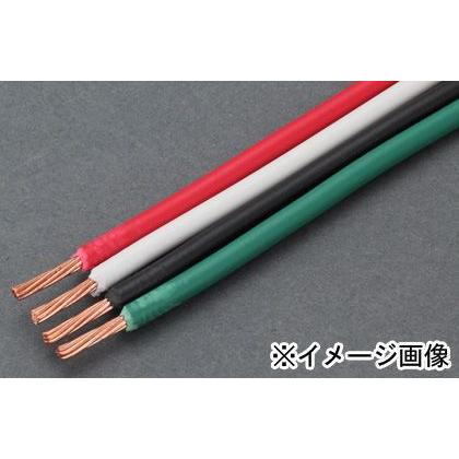 エスコ 3.5mm2x50mIV電線(撚線) 黒 EA940AT-93の画像