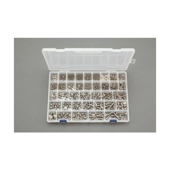 エスコ M2-M6トラス頭小ねじセット(ステンレス製) EA949AD-83
