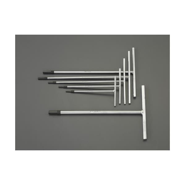 エスコ(esco) 3.0-10mm /6本組 [Hexagon]T型レンチ EA573BW