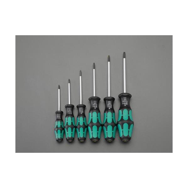 エスコ T7-T25/6本組 [Bore Torx]ドライバー EA573SD-60