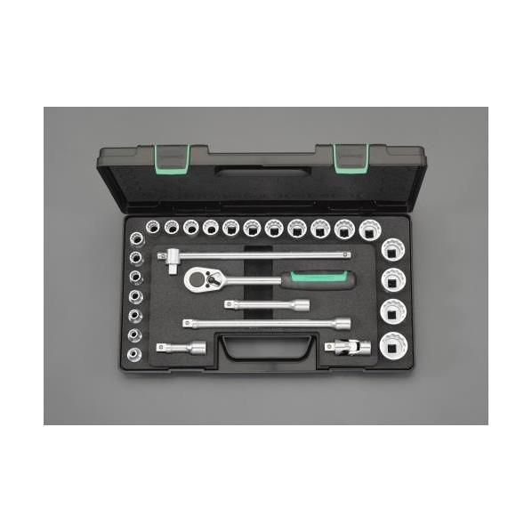 エスコ(esco) 1/2インチsq ソケットレンチセット ソケットレンチセット EA617DC-9