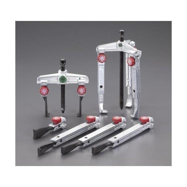 エスコ(esco) 130mm スライドアームプーラーセット(超薄爪) EA500JK