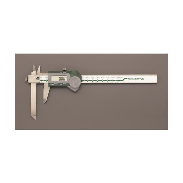 エスコ 150mm デジタルノギス(オフセット型) EA725CN-150A